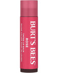 Burt's Bees Lip Tint Balm Stocking Stuffers Gifts, Long Lasting 2 in 1 Duo Tinted Balm Formula, Color Infused with Hydrating Shea Butter for a Natural Looking Buildable Finish, Petal Rose (2-Pack)