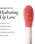LAURA GELLER NEW YORK Fine Shine Glossy Lip Oil, Glass Half Full - Hydrating Squalane - Clear Lip Gloss