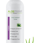Aloe Vera Toner for Sensitive Skin: Hydrating Facial Toner for Women Anti Aging Dry, Oily & Acne Prone Skin with Soothing Aloe Vera, Pore Minimizing Witch Hazel, pH Balancing Antioxidant Green Tea 8oz