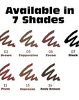 Ruby Kisses Auto Lip Liner Pencil (Cocoa 3 Pack), Long Lasting & Non-Fading, Smooth Application, Non-Feathering with Rich Pigmented Color, No Sharpener Needed, Ideal for Full Lips Look