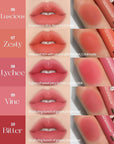 HOLIKA HOLIKA Butter Blur Lip Tint (08 LYCHEE) - Korean Matte Lip Tint, Lightweight High-Pigmented Lips, Velvety Silky Smooth K-Beauty Lip Makeup, Long Wearing Formula