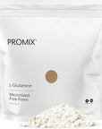 ProMix Nutrition L Glutamine Powder Supplement, Pure micronized Free Form l-glutamine - Muscle Recovery, Digestive Support, Gut Health - Unflavored, 2lb