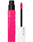 Maybelline Super Stay Matte Ink Liquid Lipstick Makeup, Long Lasting High Impact Color, Up to 16H Wear, Romantic, Vivid Pink, 1 Count, Packaging May Vary