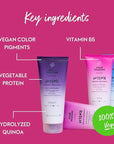 Four Reasons Color Mask INTENSE- Fuchsia – (27 Colors) Intensive Toning Treatment - Color Depositing Conditioner – Semi Permanent Hair Dye for Lightened and Colored Hair– 100% Vegan, 6.76 fl oz