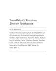 SmartMouth Toothpaste, Refreshing Mint, 6-Ounce Tube (Pack of 3)