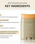 Abib Airy Sunstick Protection Bar DUO Broad Spectrum SPF50+ 1.62 oz / 46 g (Semi-matte) | Korean Suncreen Stick Suncare Sunblock, No Whitecast, Protector Solar Barra, Water resistant