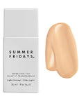 Summer Fridays Sheer Skin Tint - Skin Tint with Hyaluronic Acid - Helps Diminish Uneven Skin Tone - Sheer to Light Coverage - Shade 1 - Fair with Neutral Peach Undertones (1 Fl Oz)