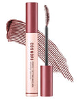 COSNORI Perfect Setting Waterproof Mascara Long&Curl 06 Urban Red – Long-Lasting Smudge - Burgundy Maroon Mascara - Korea Waterproof, Long lash, Strong fixing, Silk Amino Acids - 0.23fl oz (7ml)