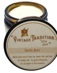 Vintage Tradition Beef Tallow All Purpose Balm - Healing, Hydrating Mild Vanilla Skin Care Salve Replaces Body Lotion, Hand Cream, More - Essential Oil, Olive Oil, and Grass-Fed Tallow, 2 fl. oz.