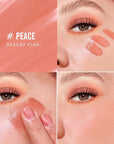 KIMUSE Soft Cream Blush Makeup, Liquid Blush for Dewy Finish
