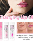 Magic Color Changing Lip Oil,Long Lasting Moisturizing Cosmetic Lip 7 ml