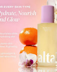 Saltair Body Oil. Luxurious Island Orchid After Shower and Bath Oil Moisturizer for Women. Botanical, Non-Greasy, and Well-Absorbing Lotion for Hydrating Dry Skin. 4oz Pump Bottle