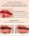 Moonshot KOREA Conscious Fit Mellow Lip Stain Longwear, Weightless, Not Animal Tested,Glow-Boosting, Long-Lasting, Comfortable, Non-Sticky,k-beauty, (Wormhole Mystery, 02)