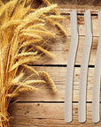 Biodegradable Zero Waste Eco Friendly Compostable 3 Pc Wheat Straw Face Dermaplaning Blade / Eyebrow Hair Trimmer / Shaver Disposable Facial Hair Removal / Face Razor