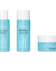 e.l.f. Skin Holy Hydration! The Essentials Mini Kit, Cleanser, Toner & Moisturizer for Hydrated & Balanced Skin, TSA-Friendly Sizes