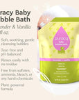 Puracy Bubble Bath for Children, Gently Scented with Real Lavender & Vanilla, 98.75% Natural Baby Bubble Bath, Plant-Based Moisturizers for All Skin Types, Tear-Free for Daily Use, 40 Fl Oz