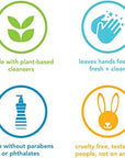 Method Gel Hand Soap, Waterfall, Biodegradable Formula, 12 Fl Oz (Pack of 6)
