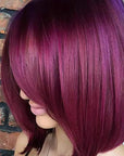 Smart Beauty Plum Hair Dye Permanent with Plex Anti-breakage Technology, Cream Form, Vegan, PPD Free, For Light to Mid-dark Brown Hair