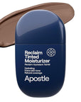 APOSTLE Reclaim Tinted Moisturizer for Men (3 Port Antonio) - Niacinamide, Vitamin E, Squalane, Hyaluronic Acid, Tinted Face Moisturizer For Men. Hydrates, Evens Skin Tone, 1 Fl. Oz.