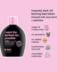 b.tan UV Tanning Bed Lotion |