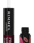 Rimmel London Provocalips 16hr Kiss-Proof Lip Color - Two-Step Liquid Lipstick to Lock in Color and Shine - 570 Firecracker, .14 fl.oz.