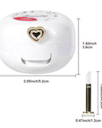 2 Pack Lip Balm Containers,Plastic Portable
