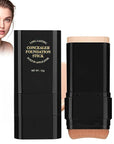Long-Lasting Concealer Foundation Stick, Full Coverage Foundation Stick, Contouring foundation, Cover Blemishes for All Skin Types (NATURAL)
