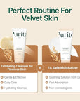 PURITO Oat Velvet Duo, Calming Gel Cream & Exfoliating Facial Polish, Non-comedogenic Formula, Moisturizer, Cleanser, Mild Korean Skincare for All Skin Types 3.38+5.07 fl.oz