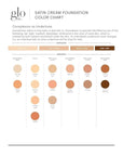 Glo Skin Beauty Satin Cream Foundation in Golden Fair - Liquid Mineral Makeup - 15 Shades, Full Coverage, Semi Matte Finish