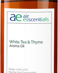 White Tea & Thyme Aroma Oil, Essential Oils Blend for Diffusers & Scent Machines, Rose Petals, Thyme & Balsam, Aromatherapy, Cold Air Diffuser Compatible, 300 mL