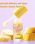 Lip Smacker Fruit Glaze Lip Oil, Ultra-Hydrating & Moisturizing with High-Shine Finish, Plush Applicator for Effortless Glide, Delicious Non-Sticky Flavor - Banana
