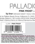 Palladio Lip Liner Pencil, Wooden, Firm yet Smooth, Perfectly Outlined Lips, Hydrating, Moisturizing, Rich Pigmented Color, Long Lasting, Pink Frost