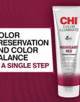CHI Color Illuminate Conditioner, Helps Maintain Fresh Color In Natural & Color-treated Hair, Sulfate, Paraben, & Cruelty-Free, Mahogany Red, 8.5 Oz
