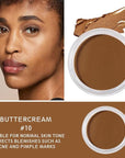 Kaely Cream Pot Concealer Full Coverage Makeup Set, Under Eye Brightener Color Correcting Concealer for Dark Circles, Waterproof Foundation Palette with Brush, Eye Ring Corrector de ojeras, 10