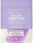 Pacifica Undereye Mask Vegan Ceramide Hydrating Jelly Eye Patches - Under Eye & Smile Line Masks for Fine Lines & Puffiness, Barrier Repair for Sensitive Skin, Fragrance-Free Vegan Clean Beauty