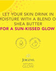 Jergens Natural Glow In Shower Lotion, Self Tanner for Fair to Medium Skin Tone, Sunless Tanning Wet Skin Lotion for Gradual, Flawless Color, 7.5 Ounce (Packaging May Vary)