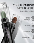 3PCS Cream Eyeshadow Stick,Pro Longwear Eye Shadow Sticks Pencil Crayon Makeup Sets-Golden Forest