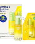 GOODAL Green Tangerine Vitamin C Serum - Advanced Version (2.02 Fl Oz (Pack of 2, Refill Included))