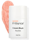 Frilliance Hydrating Cream Blush, Sheer Rosy Glow Tint, Cruelty Free Hypoallergenic for Teens of All Skin Types, 30 ml / 1 fl oz