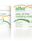 Alba Botanica Daily Oil Free Hydrating Moisturizer, with Hyaluronic Acid and Vitamin E, 3 Oz (Packaging May Vary)