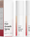 Hair Growth Spray for Men & Women – Natural Hair Thickening & Strengthening Treatment, Non-Greasy Scalp Spray with Herbal Extracts, Nourishes Roots & Reduces Hair Thinning – 50ml(2pcs)
