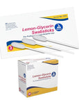 Dynarex lemon-glycerin swabsticks, pleasant tasting