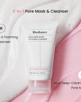BIODANCE Collagen Mask To Foam Cleanser, Pink Face Wash for Women, 2-in-1 Pore Mask and Hydrating Foaming Facial Cleanser for Sensitive Skin, Oily Skin, Korean Skincareㅣ5.07 fl. oz. (150 ml)