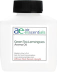 Green Tea & Lemongrass Aroma Oil, Essential Oils Blend for Diffusers & Scent Machines, Blend of Lemongrass & Leafy Greens, Aromatherapy, Cold Air Diffuser Compatible, 100 mL