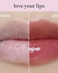 NOONI Korean Hydrating Lip Oil - Applewine | Long-Lasting, Moisturizing, Plumping, Revitalizing for Dry Lips, Waterproof, No Peel Off, Hydrating, Nourishing Crystal Clear, 0.12 FL Oz