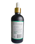 Seddy Organic Castor Oil with Rosemary & Peppermint in Dark Glass Bottle - Cold Pressed | Hexane-Free | Scalp, Hair, Eyelashes, Eyebrows, Skin, & Nails | Hair Treatment Oil - 3.4 Fl. Oz