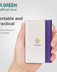 MR.GREEN Colorful Manicure Set Practical Pedicure Kits Nail Clippers Personal Care Tools Facial Hair Scissors with Fashion Case (Mr-6684 Purple)