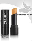 MEICOLY Gold Face Body Paint Stick,Face Paint for Halloween SFX Cosplay Makeup, Gold Eye Black Stick for Baseball/Softball/Football/Lacrosse,Shimmer Lipstick