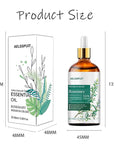 Rosemary Essential Oil for Hair Growth & Scalp Care - 3.38 Fl Oz (100ml) 100% Pure Organic Cold Pressed Oil in Glass Bottle - Aromatherapy Diffuser, Skin & Nail Treatment(Large, Rosemary)