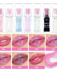 Hydrating Lip Gloss Transparent Lip Care,Magic Color Changing Moisturizing Lip Glow Oil Plumping Glimmer Glow Lipstick, Long Lasting Non-sticky Fresh Texture Lip Oil(Q2394-4#Change Color)